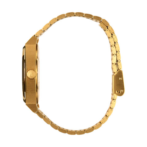 Nixon Time Teller Watch All Gold Gold Left