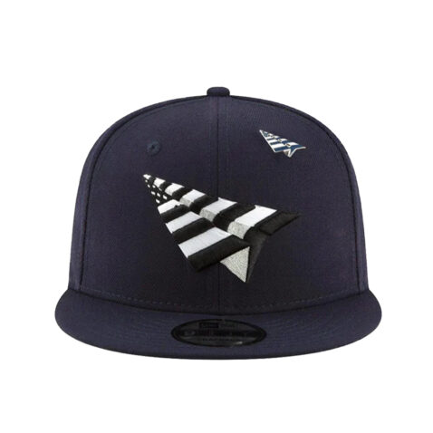 Paper Planes Navy Boy Crown 9Fifty Snapback Hat Navy Front