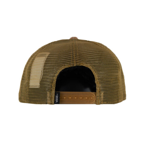 Vans Classic Patch Trucker Snapback Hat Taos Taupe Back
