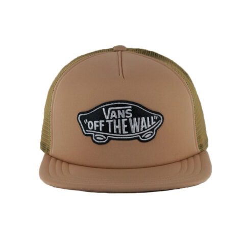Vans Classic Patch Trucker Snapback Hat Taos Taupe Front