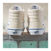 Vans Raw Canvas Skate Sk8-Hi Classic White Back