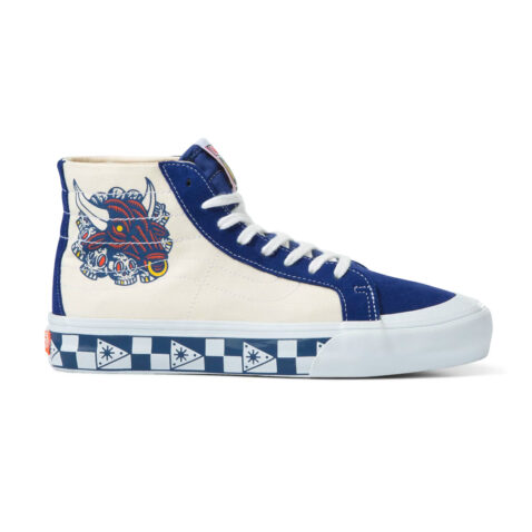 Vans x DJ Javier Sk8-Hi True Blue True White Left
