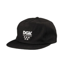 DGK All Star Strapback Hat Black