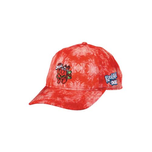 DGK x Kool Aid Smash Strapback Hat Red Tie Dye 1