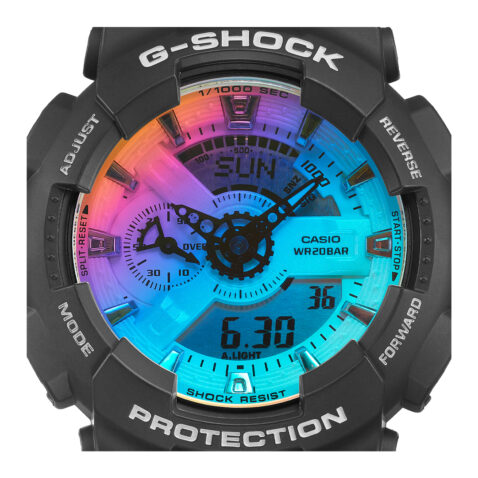 G-Shock GA110SR-1A Black Close Up
