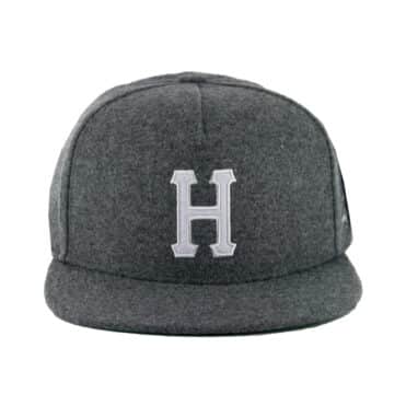 HUF Forever Snapback Hat Gunmetal Front