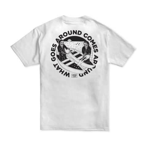 Lurking Class Comes Around Short Sleeve T-shirt White Back