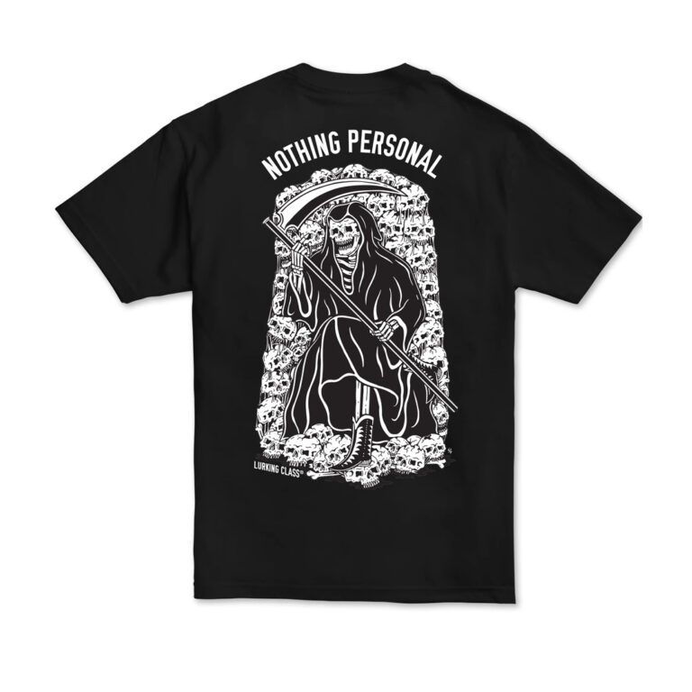 Lurking Class Nothing Personal Short Sleeve T-Shirt Black Back Lurking Class Nothing Personal Short Sleeve T-Shirt Black Back