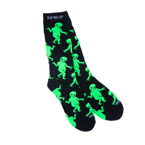 RipNDip Alien Dance Party Socks Black