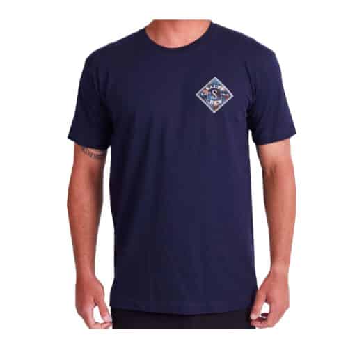 Salty Crew Tippet Tackle Short Sleeve T-Shirt Navy