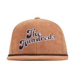 The Hundreds Cooper Cord Snapback Hat Brown