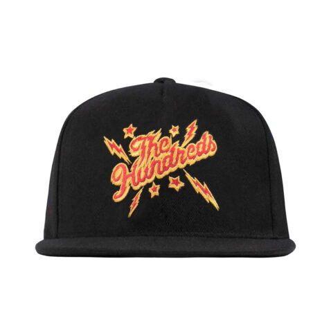 The Hundreds Electric Snapback Hat Black