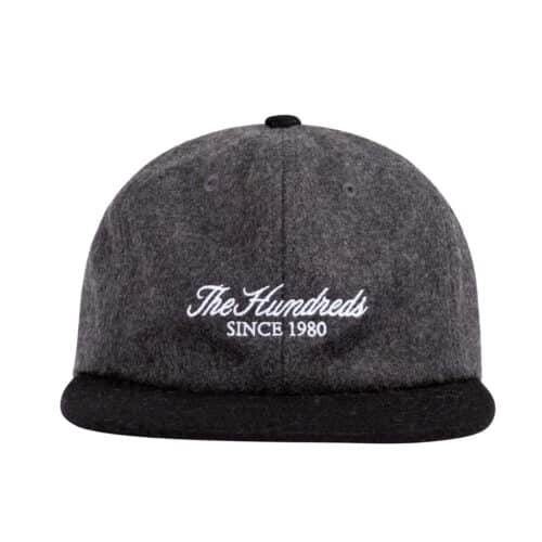 The Hundreds Rich Wool Strapback Hat Grey