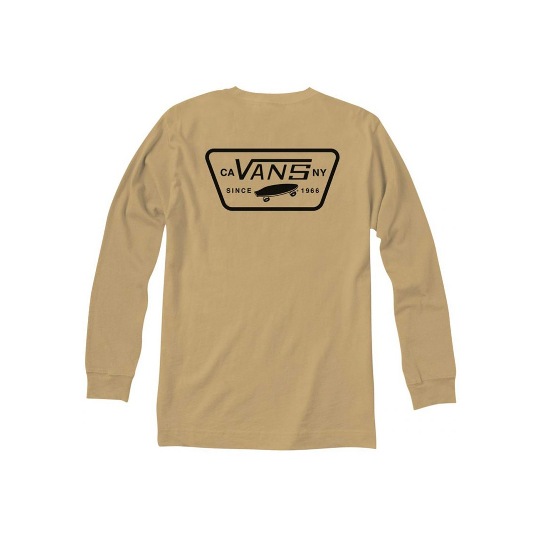Vans Full Patch Back Long Sleeve Taos Taupe Black