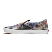 Vans Tie-Dye Terry Skate Slip-On Black Multi Left