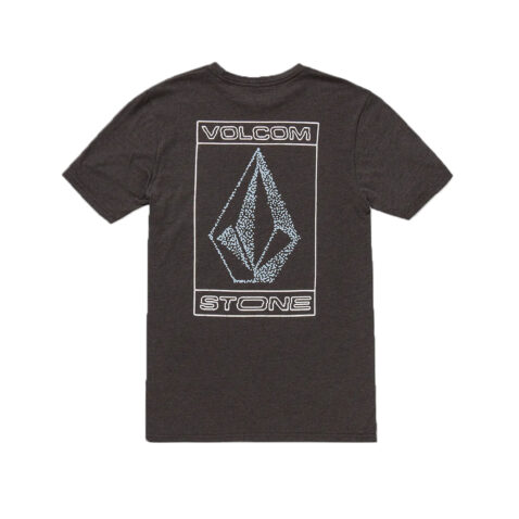 Volcom Cyphy Short Sleeve T-Shirt Dark Black Heather Back