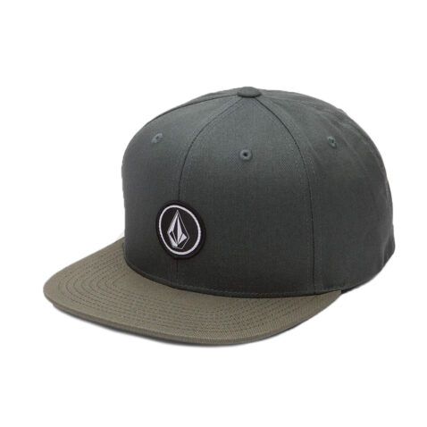 Volcom Quarter Twill Snapback Hat Cedar Green