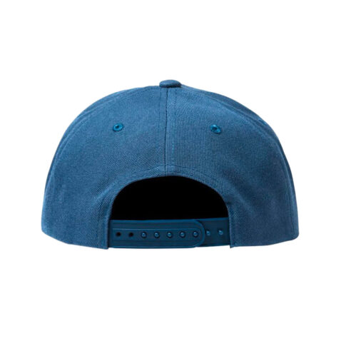 Brixton Crest C MP Snapback Hat Indie Teal Washed Navy back