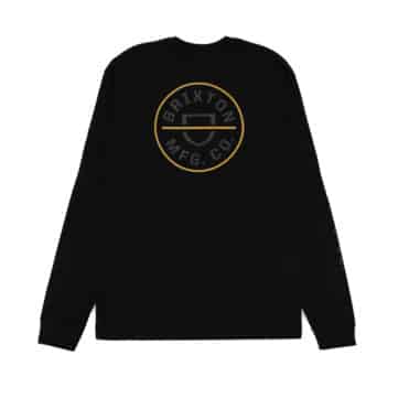 Brixton Crest Long Sleeve STT T-Shirt Black