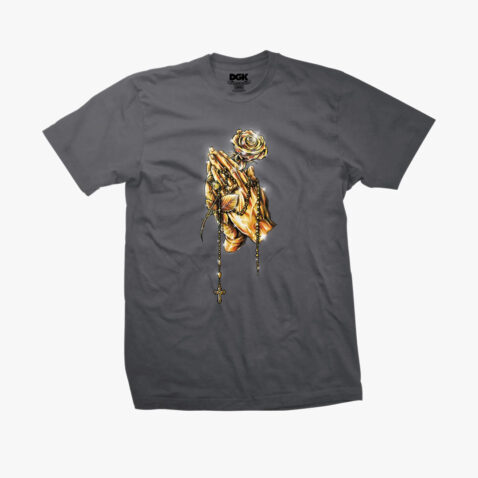 DGK Golden Blessings Short Sleeve T-Shirt Charcoal DGK Golden Blessings Short Sleeve T-Shirt Charcoal