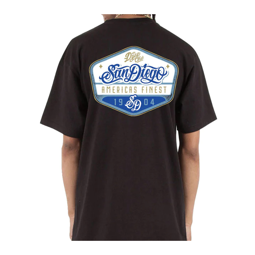 Dyse One San Diego Patch Short Sleeve T-Shirt Black