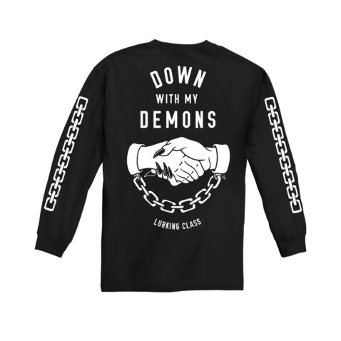Lurking Class Demons Long Sleeve T-Shirt Black Back
