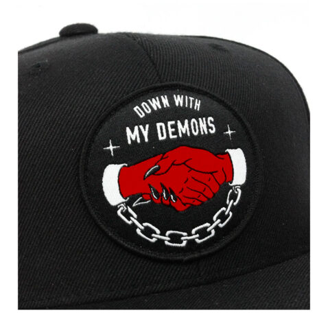 Lurking Class Demons Snapback Black Close up