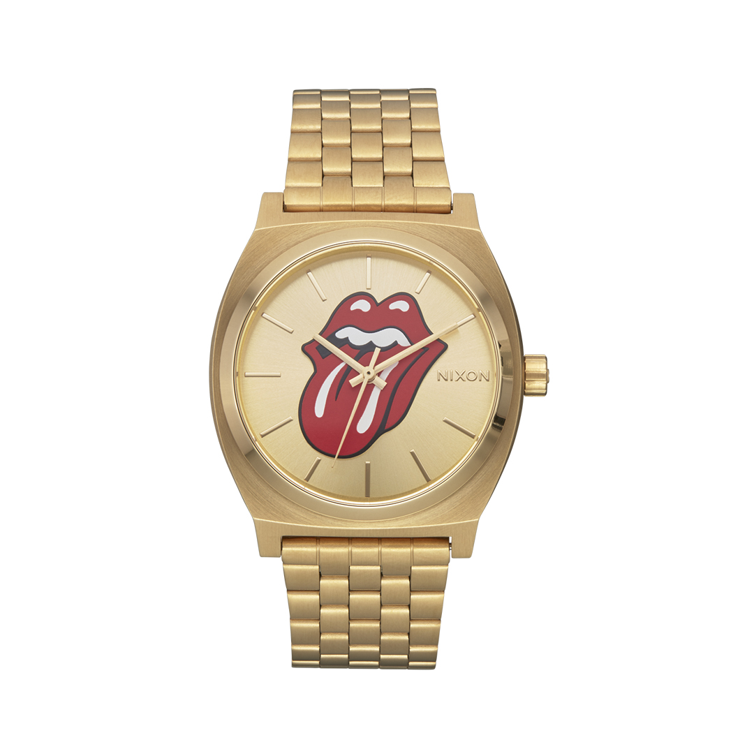 Nixon x Rolling Stones Time Teller Gold Gold