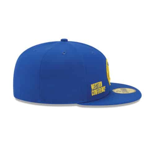 New Era 59Fifty Golden State Warriors Identity Fitted Hat Royal Blue Right