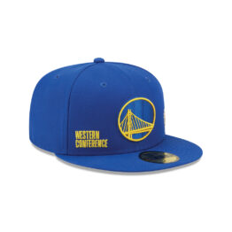 New Era 59Fifty Golden State Warriors Identity Fitted Hat Royal Blue