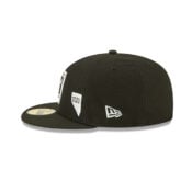 New Era 59Fifty Las Vegas Raiders Identity Fitted Hat Black Left