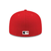 New Era 59Fifty Los Angeles Angels Identity Fitted Hat Red Back