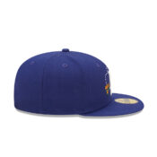 New Era 59Fifty Los Angeles Dodgers Watercolor Floral Fitted Hat Dark Royal Right