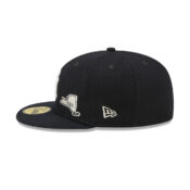 New Era 59Fifty New York Yankees Identity Fitted Hat Dark Navy Left