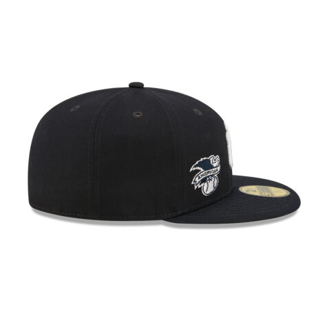 New Era 59Fifty New York Yankees Identity Fitted Hat Dark Navy Right