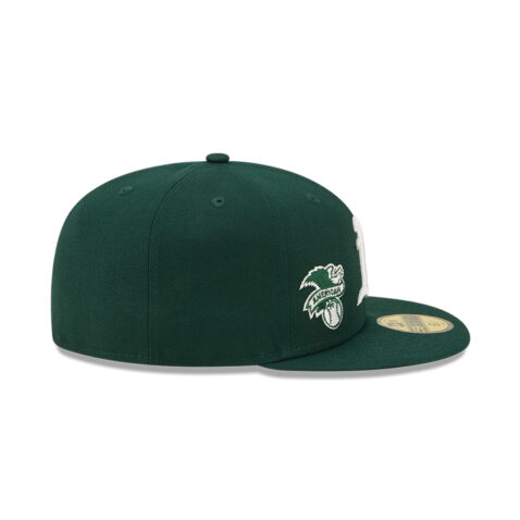 New Era 59Fifty Oakland Athletics Identity Fitted Hat Dark green Right
