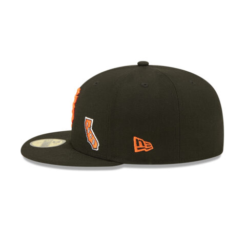 New Era 59Fifty San Francisco Giants Identity Fitted Hat Black Left