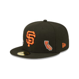 New Era 59Fifty San Francisco Giants Identity Fitted Hat Black