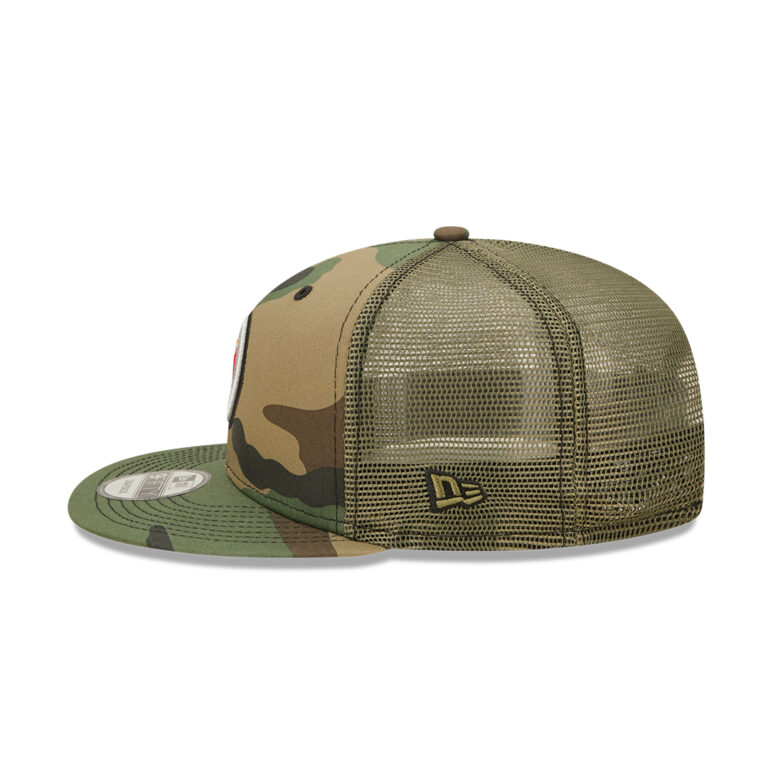 New Era 9Fifty Pittsburgh Steelers Camo Trucker Snapback Hat Camo Left New Era 9Fifty Pittsburgh Steelers Camo Trucker Snapback Hat Camo Left