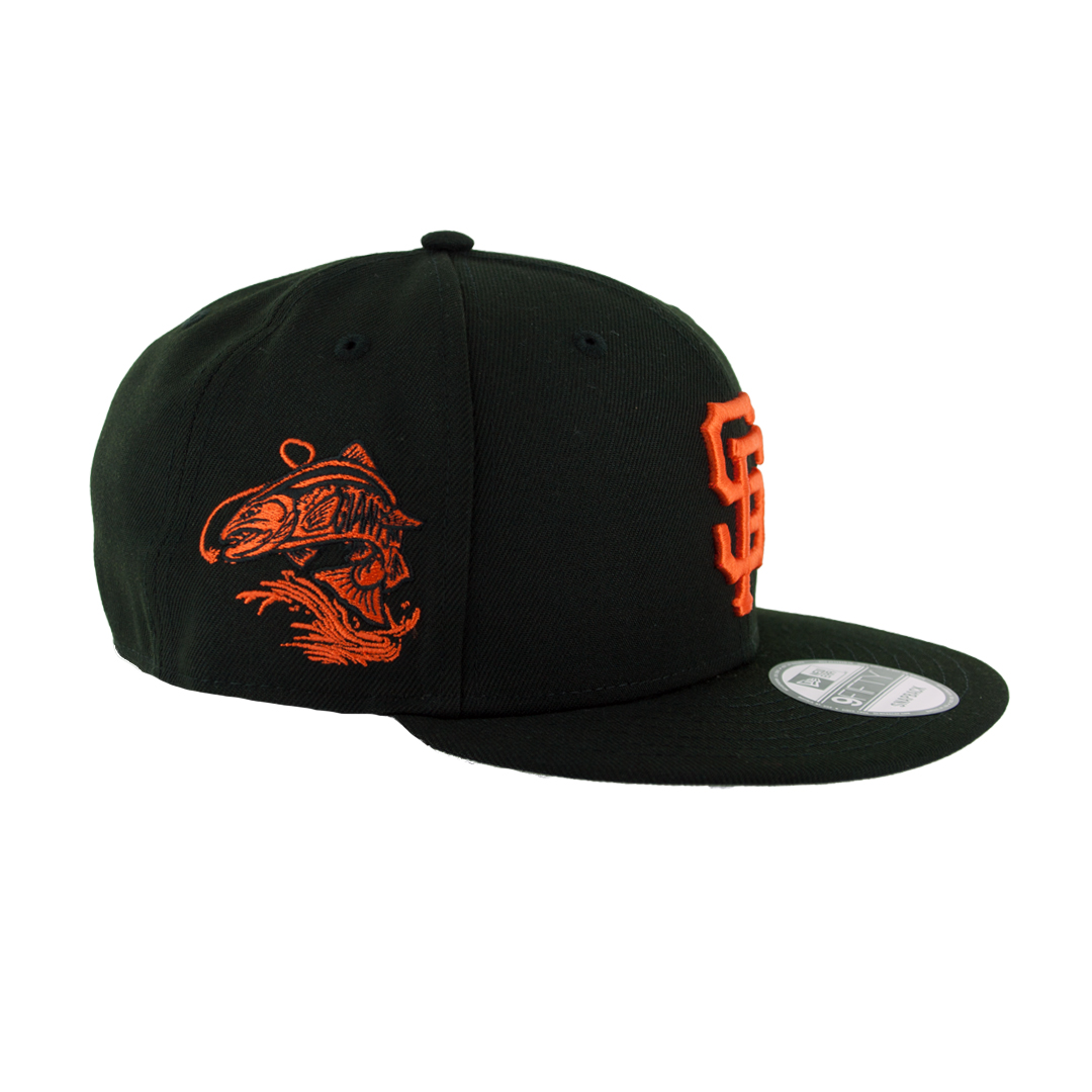 New Era 9Fifty San Francisco Giants Fish Graphic Snapback Hat Black