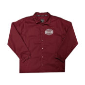 Primitive Global Coaches Jacket Burgundy