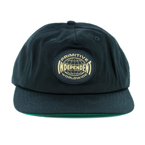 Primitive Global Snapback Hat Black