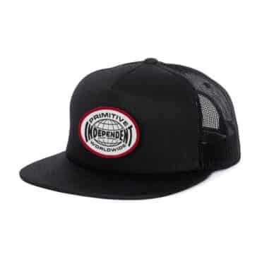 Primitive x Independent Global Trucker Snapback Hat Black