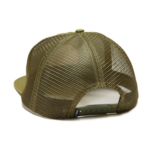 Primitive Global Trucker Snapback Hat Olive Back