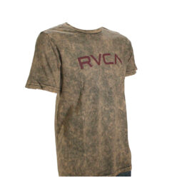 RVCA Big RVCA Wash Short Sleeve T-Shirt Brown Shock Wash