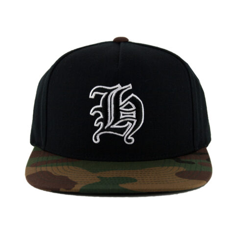 The Hundreds Graff Snapback Hat Black