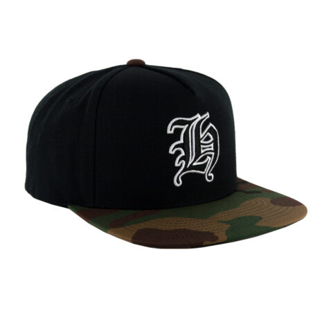 The Hundreds Graff Snapback Hat Black Left Front