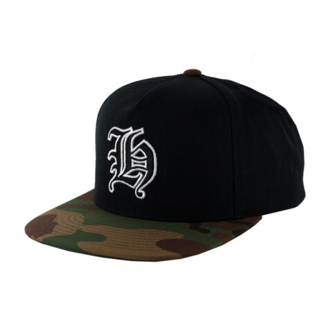 The Hundreds Graff Snapback Hat Black Right Front