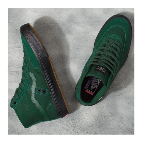 Vans Crockett High Dark Green Black Up