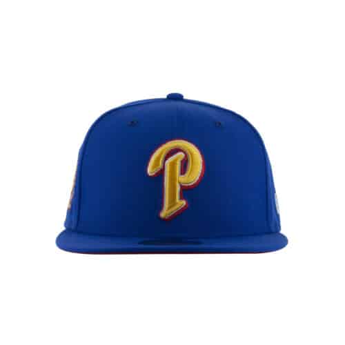 New Era x Billion Creation x Rally Caps 59Fifty San Diego Padres PHILIPPINES P Logo Blue Gold Fitted Hat 2